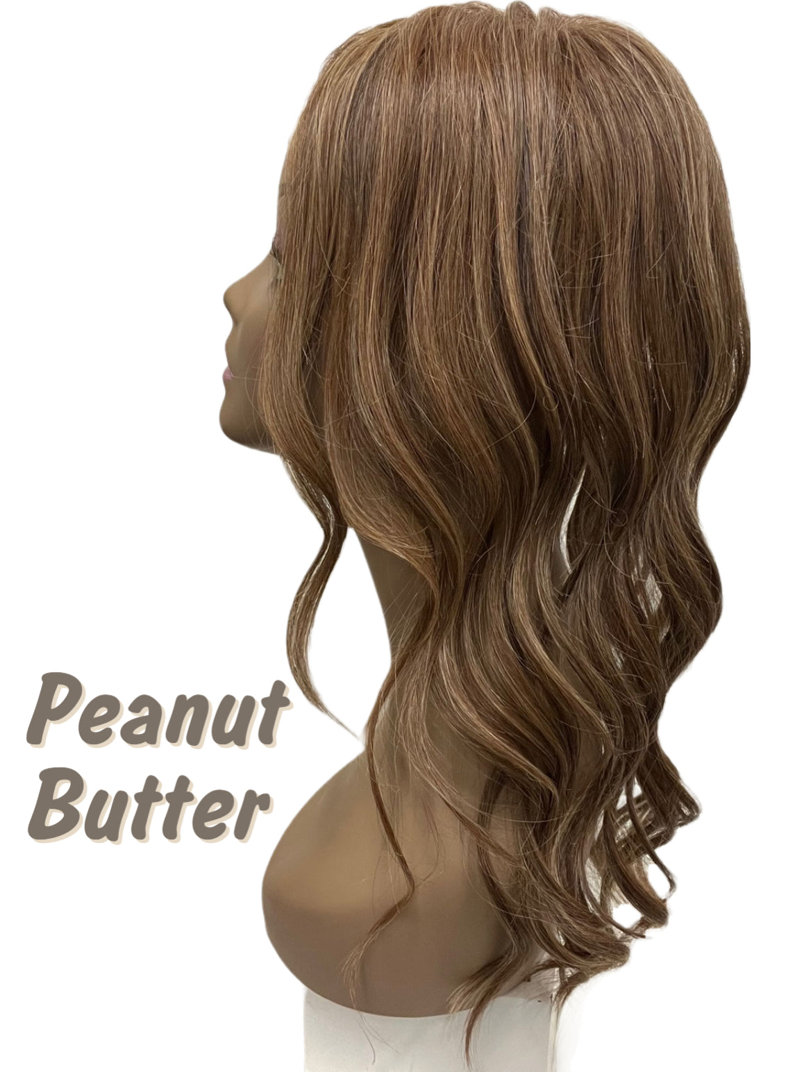 18 Inch Topper Wavy LACE FRONT - 40% OFF THIS PRICE NO CODE NEEDED - FINAL SALE