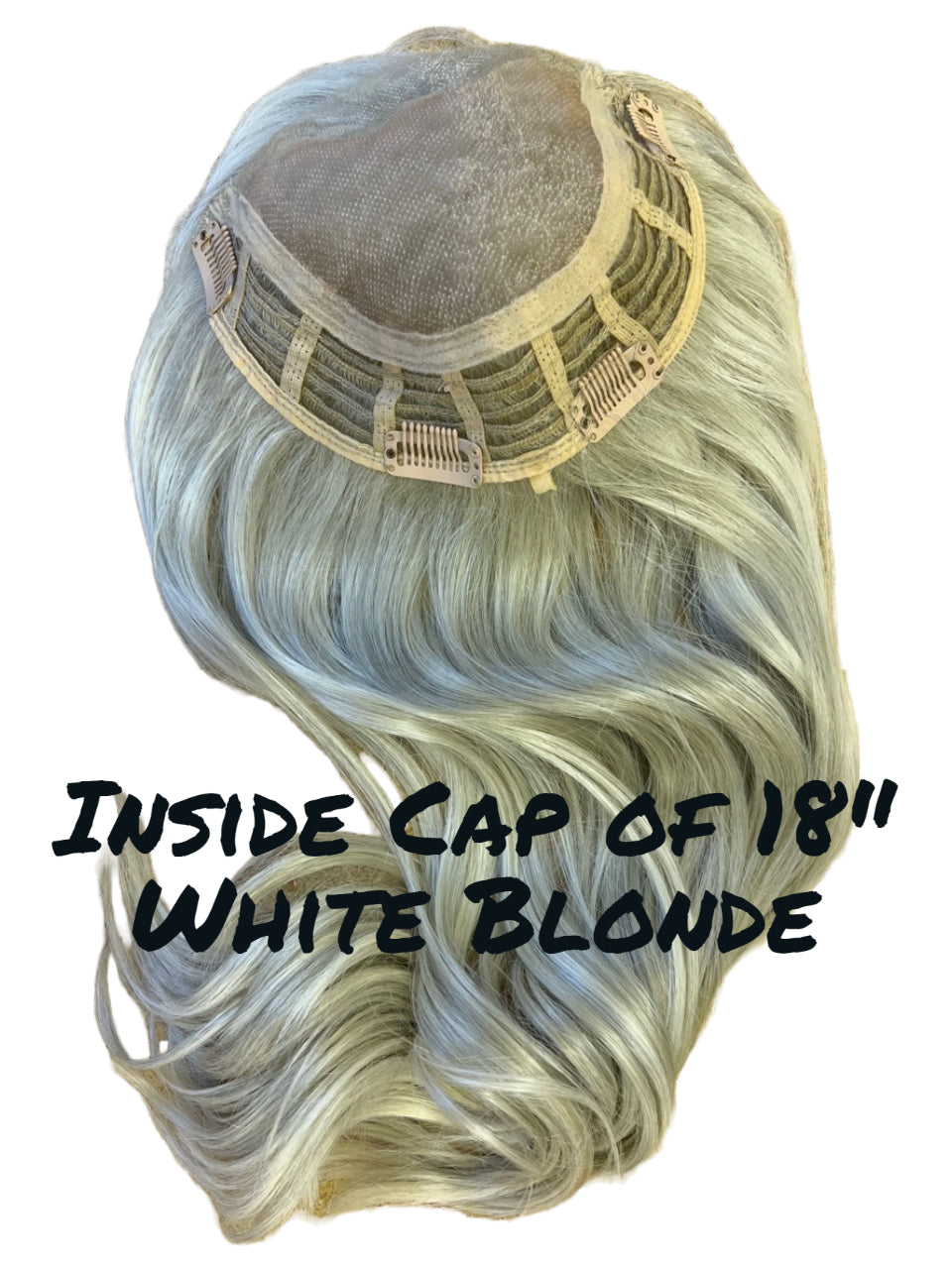 18 Inch Topper Wavy LACE FRONT - 40% OFF THIS PRICE NO CODE NEEDED - FINAL SALE