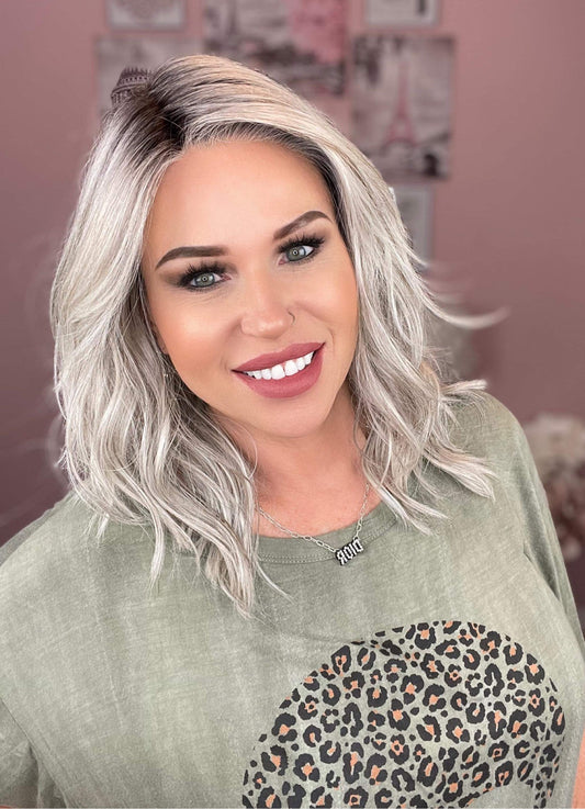 Rachel Hand Tied Salt & Pepper Diamond Luxe